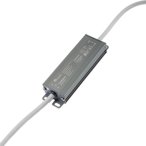 Трансформатор 230В - 24В 60Вт алюм. корпус провод бел. каучук Neon-Night 531-312 фото 3 Трансформатор 230В - 24В 60Вт алюм. корпус провод бел. каучук Neon-Night 531-312 фото 3