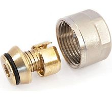 Адаптер Евроконус латунный для трубы 20x2.8 (3/4 евроконус) | код AX412028E | PRO AQUA