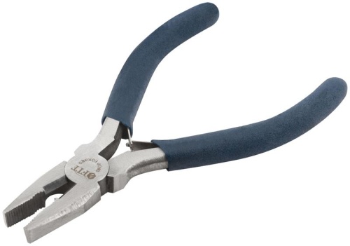 Плоскогубцы комбинированные "мини" синие ручки 120мм FIT 51125 фото 2