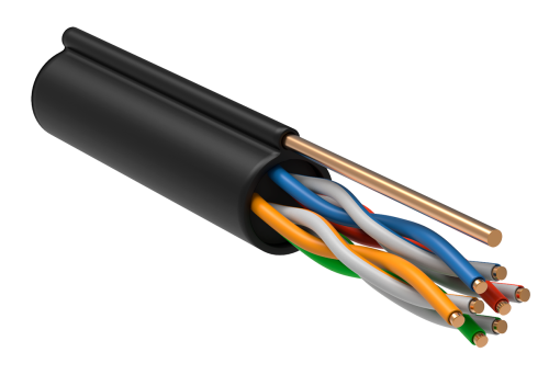 Витая пара U/UTP 5E 24AWG 4PR LDPE 1м трос 305м РФ GENERICA | код BC3-C5E04-159-305-R-G | Generica Витая пара U/UTP 5E 24AWG 4PR LDPE 1м трос 305м РФ GENERICA | код BC3-C5E04-159-305-R-G | Generica