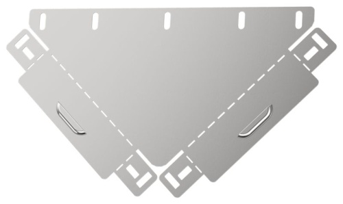 ESCA 3 Отвод Т-образный 50х50-0,6 IEK | код ES3-OT-050-050-06 | IEK