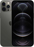 Смартфон Apple A2411 iPhone 12 Pro Max 256Gb 6Gb Как новый графитовый моноблок 3G 4G 1Sim 6.7 1284x2778 iOS 16 12Mpix 802.11 a/b/g/n/ac/ax NFC GPS Protect | код 1942878 | APPLE