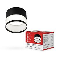 Светильник потолочный НПБ-SOFT-GX53 TB-FL-BL под GX53 матовый плафон, 82х70мм черный IN HOME | код 4690612057996 | IN HOME