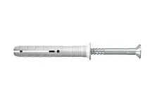 Дюбель-гвоздь 8х60/20 N S потайной бортик, нейлон (50шт) | код 50356 | Fischer