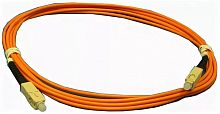 Патч-корд оптический LANMASTER, LSZH, симплексный, SC/PC-SC/PC, MM 50/125, 2.0 м | код LAN-SC-SC/OM2-2.0 | LANMASTER