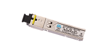 Модуль SFP, WDM, 155Mb/1,25Gb/s, одно волокно SM, SC, Tx:1550/Rx:1310 нм, DDM, 8 дБ (до 3 км) (GL-OT-SG08SC1-1310-1550-D (GL-OT-SG08SC1-1310-1550-D) | код ЭКО21081 | Gigalink