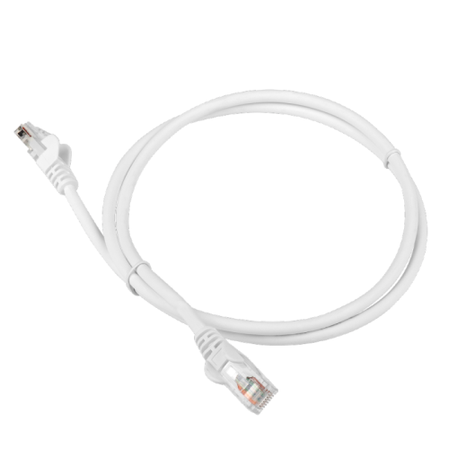 Патч-корд LANMASTER LSZH UTP кат.6, 5.0 м, белый | код LAN-PC45/U6-5.0-WH | LANMASTER
