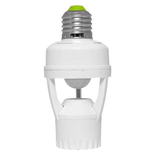 ИК датчик движения E27 60Вт 360гр, до 7м IP20 PROxima | код dd-ms-E27 | EKF фото 5 ИК датчик движения E27 60Вт 360гр, до 7м IP20 PROxima | код dd-ms-E27 | EKF фото 5