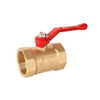 Кран шаровой Ду50 Ру16 ВВ рычаг, латунный | код 103286 | Галлоп