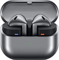 Гарнитура вкладыши Samsung Galaxy Buds 3 серебристый беспроводные bluetooth в ушной раковине (SM-R530NZAACIS) | код 2031971 | SAMSUNG