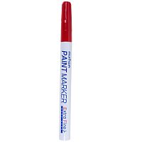 Маркер-краска MunHwa Extra Fine Paint Marker 1 мм, красная, нитрооснова | код 08-7203 | REXANT