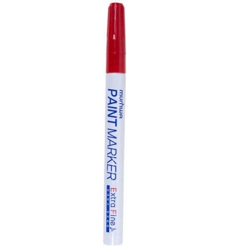 Маркер-краска MunHwa Extra Fine Paint Marker 1 мм, красная, нитрооснова | код 08-7203 | REXANT
