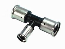 Тройник пресс 50х32х50 переходной, ПВДФ | код 10PK-503250 | Henco