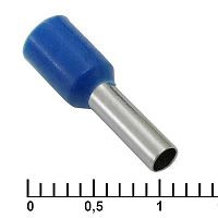Наконечник на кабель RUICHI DN02508, синий, 2.2x8 мм, 2.5 мм2 | код 58680 | Ruichi