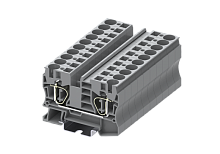 TC10-2-GY Клемма TC 1-1 проходная пружин., сеч.10мм2, сер., шт | код TC10-2-GY | SUPU
