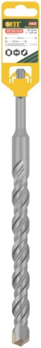 Бур по бетону SDS PLUS профи W-образная вставка двойная спираль 20х260мм FIT 32828 фото 3 Бур по бетону SDS PLUS профи W-образная вставка двойная спираль 20х260мм FIT 32828 фото 3