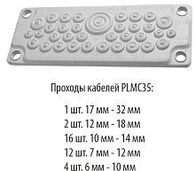 PLMC35 Сальник для ввода кабеля IP 65. (резиновый) | код PLMC35 | Plastim