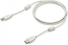 Кабель Buro USB A(m) USB A(f) 1.8м (USB2.0-AM-AF-1.8M-MG) феррит.кольца серый | код 817265 | BURO