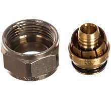 Адаптер обжимной PEX 16(2.2) х 3/4' ВР евроконус латунь FLEX-X | код 1045542 | Uponor