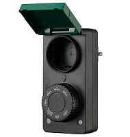 Розетка с таймером (с датчиком освещенности) в защитном корпусе IP 44 2300Вт/10А 230В TM29 FERON 51434