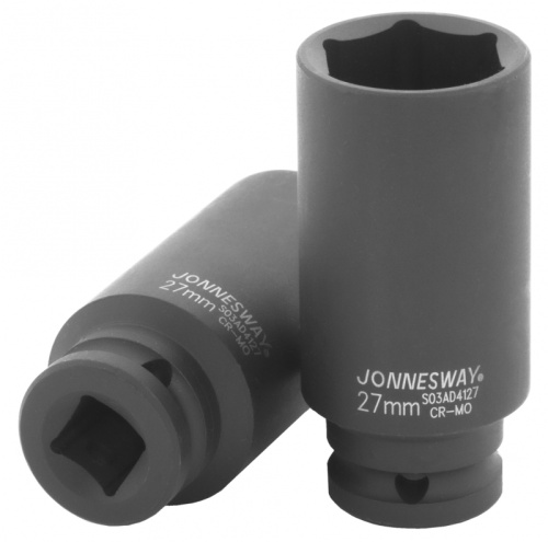 S03AD4127 Головка торцевая ударная глубокая 1/2DR, 27 мм | код S03AD4127 | JONNESWAY