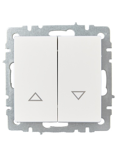 BRITE Выключатель жалюзи 10А ВС10-1-5-БрБ белый | код BR-V15-0-10-K01 | IEK фото 7