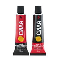 Клей эпоксидный тубы 2х18 мл блистер SEBL1-36 СИЛА | код Б0066749 | ЭРА