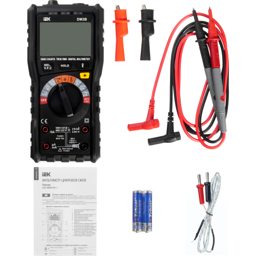 ARMA2L 5 Мультиметр цифровой DM3B IEK | код A2L5-DM12-03 | IEK фото 2 ARMA2L 5 Мультиметр цифровой DM3B IEK | код A2L5-DM12-03 | IEK фото 2