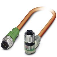 Кабель для датчика / исполнительного элемента SAC-5P-M12MS/1,5-810/M12FR-3L | код 1416149 | PHOENIX CONTACT