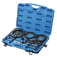 Съемник подшипников ступицы VW Transporter кейс 18 предметов | код 100-30018C | Мастак