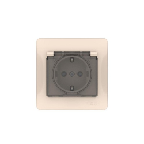 GLOSSA РОЗЕТКА с заземлением со шторками с крышкой, 16А, IP44, в сборе, быстрозажимные клеммы, БЕЖЕВЫЙ | код GSL000248S | Systeme Electric фото 4 GLOSSA РОЗЕТКА с заземлением со шторками с крышкой, 16А, IP44, в сборе, быстрозажимные клеммы, БЕЖЕВЫЙ | код GSL000248S | Systeme Electric фото 4