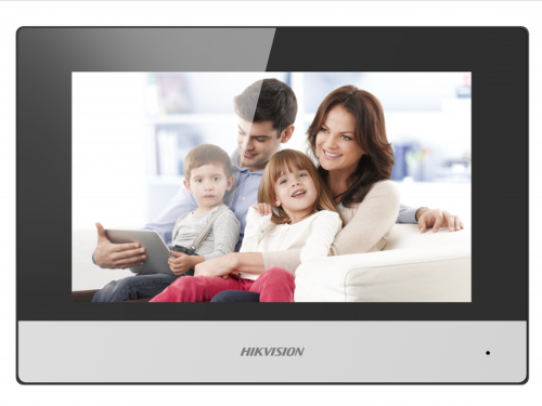 Видеодомофон IP Сенсорный 7' цветной TFT LCD э кран с разрешением 1024х600 (DS-KH6320-TE1) | код 305301408 | Hikvision