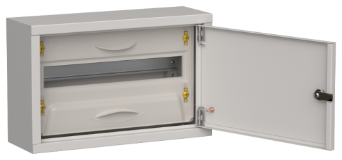 TITAN 5 Корпус мет. ЩРн-18 (1х18) 268х420х140 IP31 сер IEK | код TI5-50-N-018-31-7035 | IEK