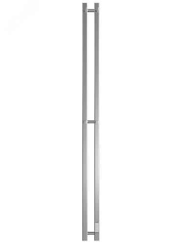 Полотенцесушитель электрический из квадратного профиля X-2 plaza neo 140/8 с диммером цвет хром | код 4657801241093 | ДВИН