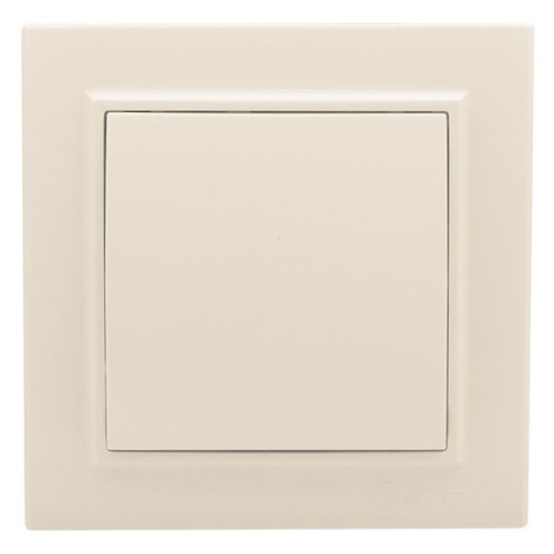 Минск Кнопка нажимная СП, 10А, бежевая | код ERV10-028-20 | EKF фото 2