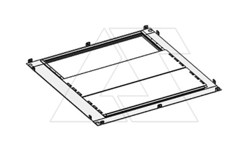 Дно щита NEO 600x400мм (ШxГ), RAL7035, IP55 | код 636-400 | Tekpan