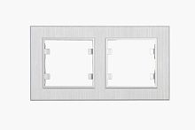 Рамка 2-м Karea LINE STAR жемчуж. Makel 86100702