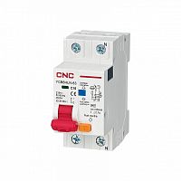 Диф. автомат YCB6HLN-63 50А 1P+N 300мА 4,5кА D (электрон.) | код A001081 | CNC