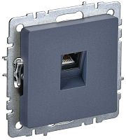 BRITE Розетка компьютерная RJ45 кат.5E РК10-БрМ маренго | код BR-K10-1-K35 | IEK