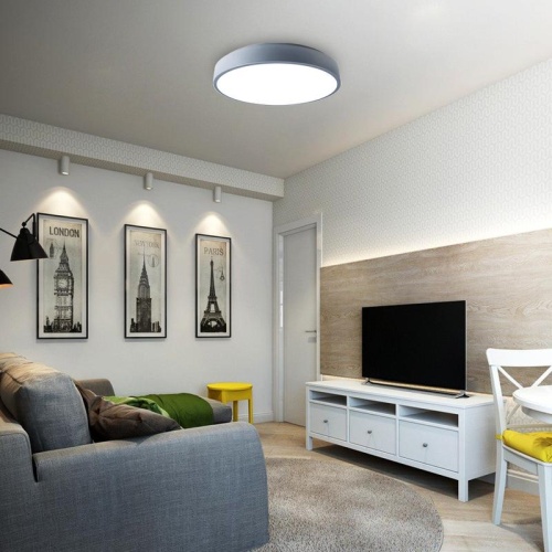 Светильник светодиодный декоративный PPB Scandic-R 36Вт 4000К IP20 d380х50 настенно-потолочный GR | Код. 5036888 | JazzWay фото 3 Светильник светодиодный декоративный PPB Scandic-R 36Вт 4000К IP20 d380х50 настенно-потолочный GR | Код. 5036888 | JazzWay фото 3