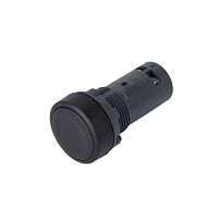 Кнопка SB7 моноблочная 22мм черная с возвратом, пластик, 1НО, IP65 | код SB7NA21 | Systeme Electric