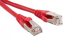 Патч-корд F/UTP экран. Cat.6 LSZH 15 м красный, Hyperline PC-LPM-STP-RJ45-RJ45-C6-15M-LSZH-RD | код 230389 | Hyperline