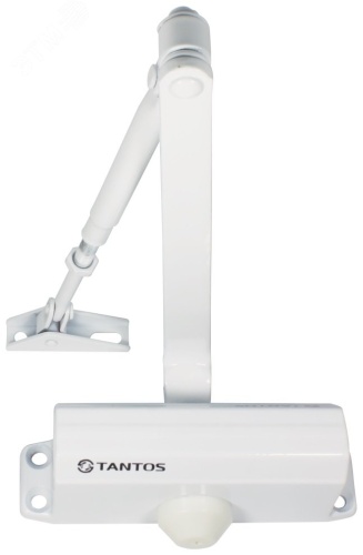 Доводчик дверной, усилие EN3 | код TS-DC065 белый | Tantos