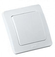 Переключатель одноклавишный скрытый белый 10А | код ВС10-361 | HEGEL