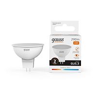 Лампа светодиодная Elementary MR16 3.5Вт 3000К тепл. бел. GU5.3 290лм 180-240В | Код. 13514 | Gauss