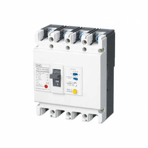 Диф. автомат в литом корпусе YCM1LE 125M 125А 4P 100-300-500мА 50кА | код B000211 | CNC