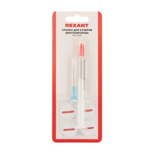 Смазка для кулеров SX-1 шприц 2 мл | код 09-3981 | REXANT фото 2