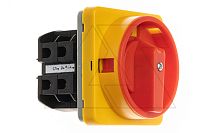 Переключатель BS 40 92 LK, аварийный, 4P, 40A, тип 0-1, 18.5kW(400VAC по АС-23), на дверь, красная блокируемая в 0 рукоятка, фронт IP40 | код EAC631250 | Rade Koncar