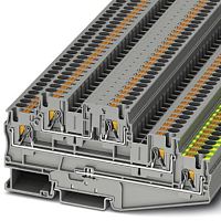 Клемма защитного провода PT 4-PE/L/L | код 3002613 | PHOENIX CONTACT