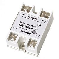 Твердотельное реле SSR-40DA-H 40A Управляющее напряжение 3-32В DC 90-480В AC (ANDELI) | код ADL09-254 | ANDELI